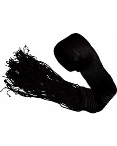 Black Hand Made Silk Gartel 156"