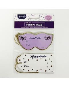 Set of 8 Purim Tags