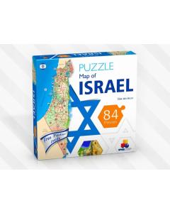 Map of Israel Puzzle - 84 PC - English