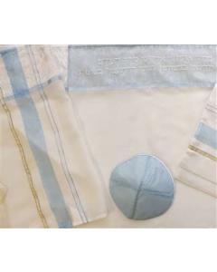 Sheer Tallis - Light Blue - Galili Silks
