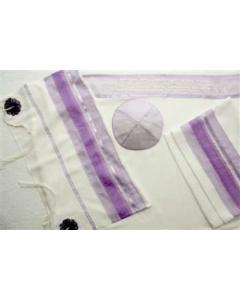 Viscose Tallis - Lavender - Galili Silks