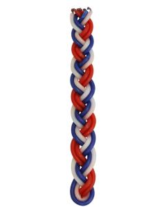 Havdalah Candle Wax Red/White/Blue