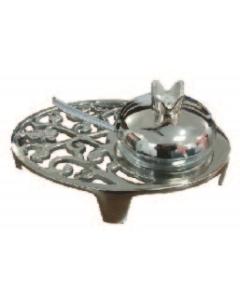 Nickle Dish w/ Spoon