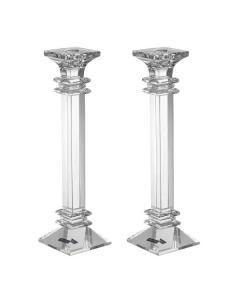 Set Of Crystal Candlesticks