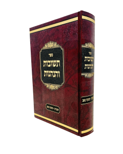 Teshuvos Vehanagos Moadim Taaniyos Tisha Beav Shternbuch