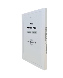 Tzvi Vechamid Kuntres Tavlaos Vesikumim Bava Kama Soft Cover