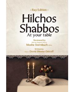 Hilchos Shabbos at Your Table