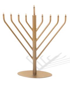 Brass Finish Electric Menorah