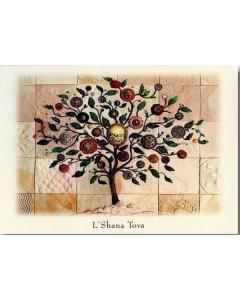 Jewish New Year Cards - The Tree Of Life # 345 - 10 pack