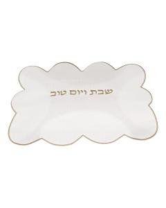 Scalloped Edge Corduroy Challah Cover