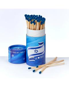 We Love Israel Long Matches in Gift Box