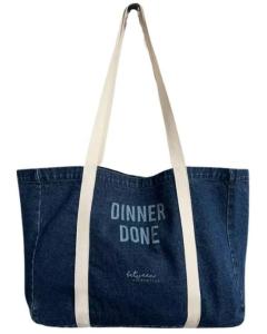 Dinner Done Denim Tote Bag