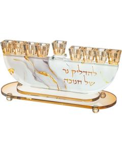 Crystal Elegant Menorah