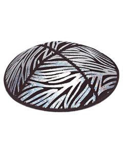 Holographic Foil Zebra Embossed Kippah