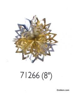 Gold and Silver Foil Sukkah Decoration