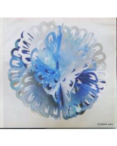 6 Section Ball Decoration - Multicolor