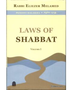 Laws of Shabbat Vol. 1, Peninei Halacha