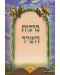Birchat Hashachar 4 PG  - Laminated