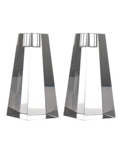 Crystal Candle Stands Set Of 2