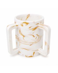 Resin Gold Marble Wash Cup