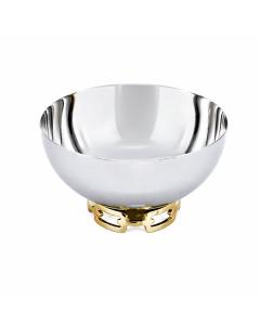 Luxe Linked Stainless Steel Bowl
