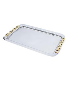 Luxe Linked Stainless Steel Tray