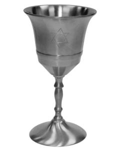 Kiddush Cup Pewter (Star of David)