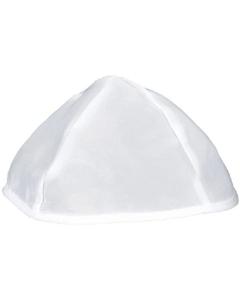 Taffeta Skullcaps - Dozen - WHITE