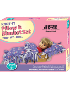 Knot -A- Pillow and Blanket for Your Doll