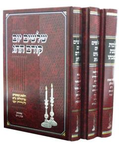 Shloshim Yom Kodem Hachag Hilchos Shabbos B'Shabbato - 3 Volume Set
