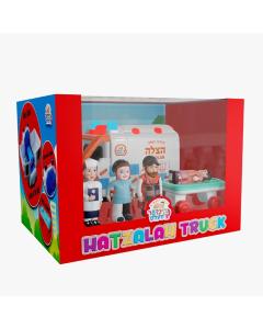 Kinder Velt Hatzalah Truck 6 Piece Set