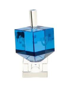 Classic Blue Crystal Dreidel