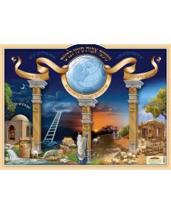 Maseh Avos Beautiful Laminated Sukkah Poster