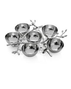 White Orchid Seder Plate- Michael Aram