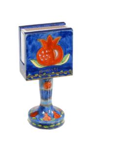 Standing Match Box Holder - Pomegranate