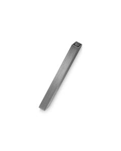 Aluminum Gray/Black "Zovit" Mezuzah