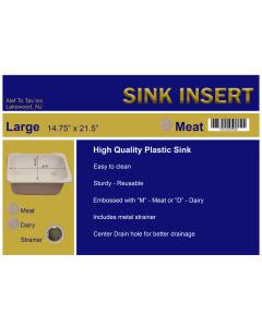 Large Sink Insert 14 x 20 inches -Meat