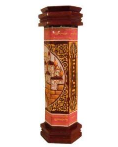 Antique Leather pink Megillah Holder 12"