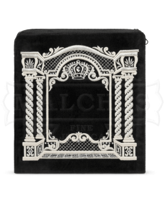 3D Column Canopy Design Velvet Bag #410