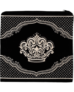 Quilted Design with Crown Velvet Bag #445