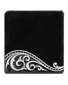 Bottom Swirl Design Velvet Bag #490