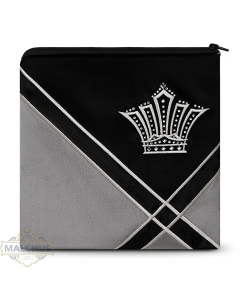 Talis Bag #840 Black Velvet & Silver Embroidery