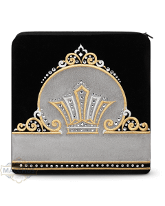 Talis Bag #855 Black Velvet & Gold Embroidery