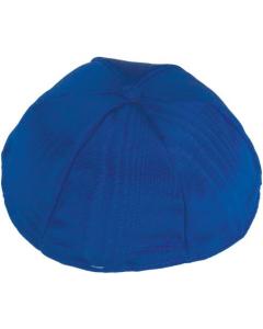 Royal Blue Moiré Kippah (Dozen)