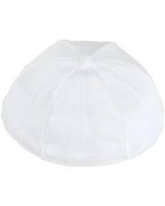 White Moiré Kippah (Dozen)
