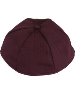 Burgundy Moiré Kippah (Dozen)