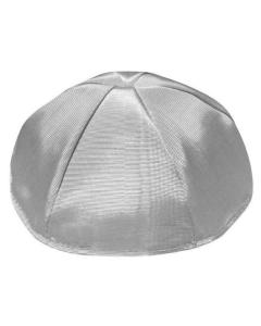 Silver Moiré Kippah (Dozen)