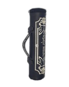 Black Decorative Scroll Megillah Case