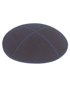 Suede Navy Kippah