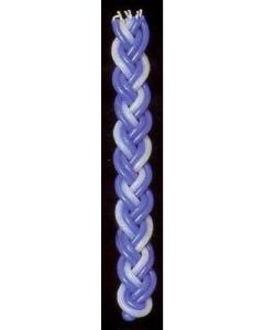 Havdalah Candle Blue and White - Extra Large